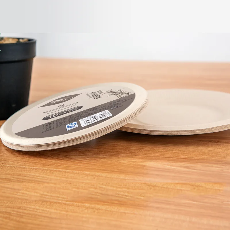 Disposable premium eco friendly paper plate compostable bagasse paper plate cardboard plates