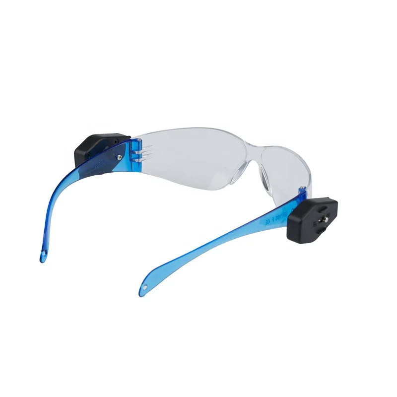 CE EN166 ANSI Z87.1 standards Children kids UV400 protective safety glasses with LED lights
