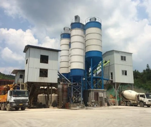 China sany Product HZS120 Concrete Batching Plant For Mining Use To Saudi Arabia