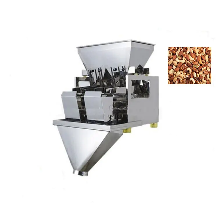 High Quality 2 Head Linear Weigher Weighing Hopper Scale For Nuts