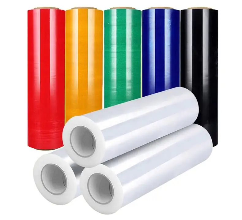 Transparent Packaging Lldpe CPE Protective Mailing Packaging Wrapping Stretch Films For Walmart