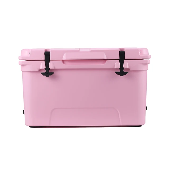 Manufacture plastic rotomolded high quality camping cooler box refrigerator ice cooler box with custom logo