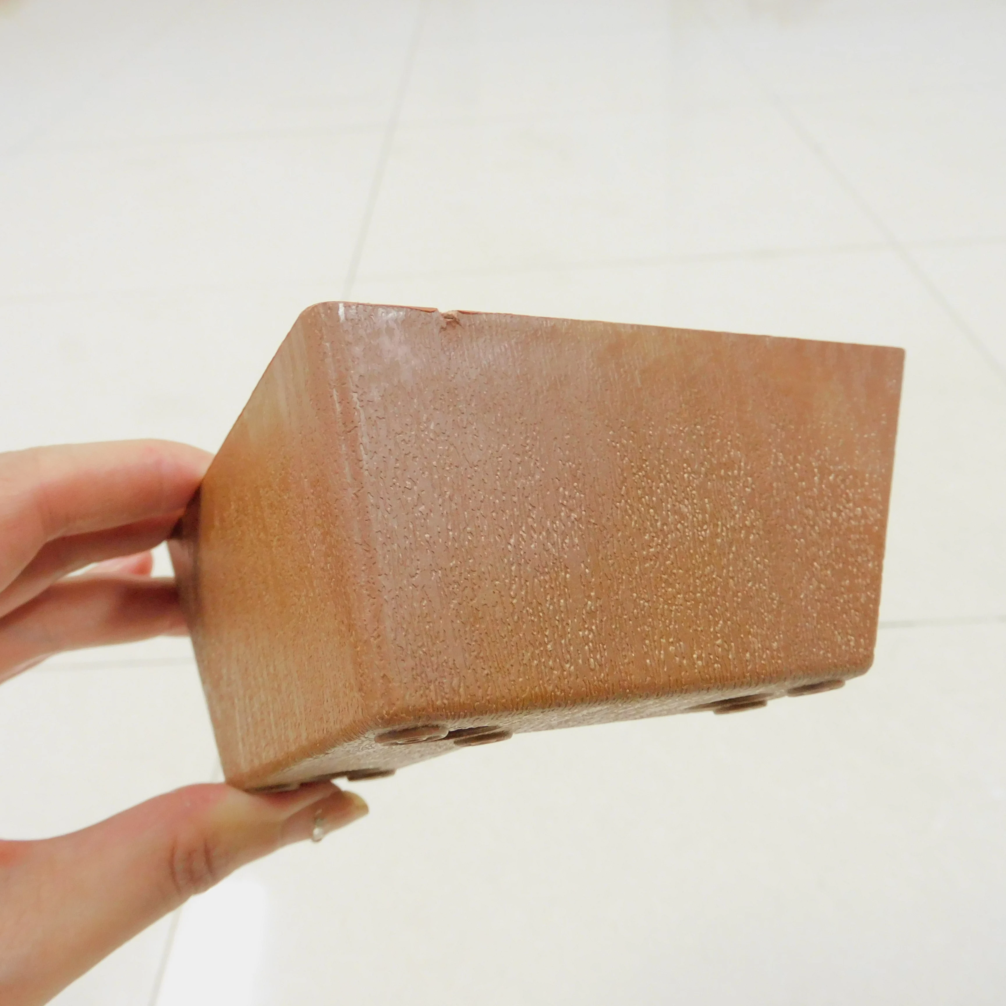 L shape sofa black plastic cabinet feet sofa leg Triangular leg of sofa