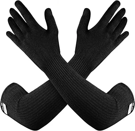 Защитные перчатки HPPE с защитой от порезов и перчатками уровень 5