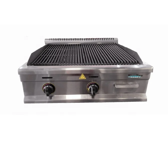 HOT SALE COMMERCIAL GAS LAVA ROCK GRILL STONE GRILL