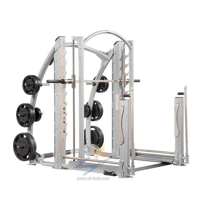 
 Top Quality Commercial Strength Fitness Equipment Plate Loaded Dual Action Smith Power Rack for Sale  