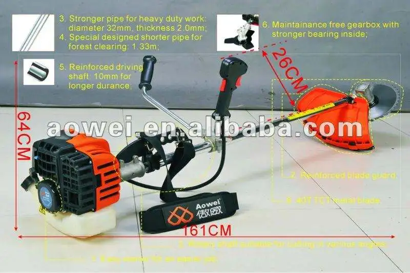Factory Direct Sales Handheld Petrol Grass Trimmer Brush Cutter