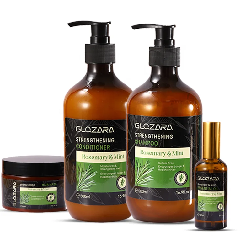 2024 Private Label Hair Product Rosemary Essential Oil for Hair Growth shampoos for hard water sulfate free