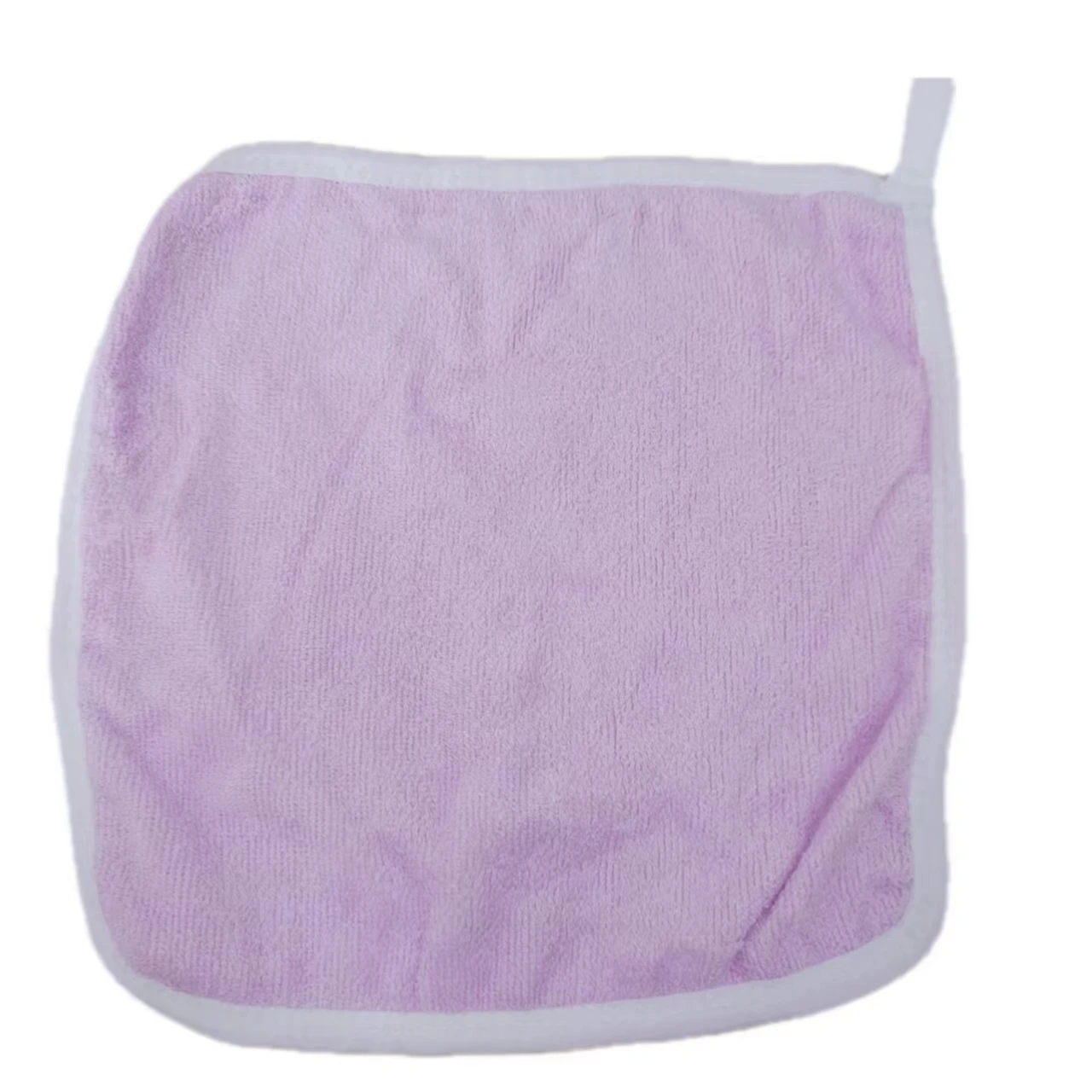 Bamboo textile Baby Kindergarten Special Wash with Hanging Rope Small Square Soft Towel