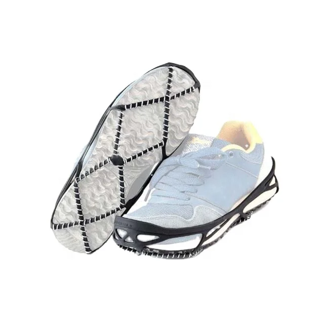 senior antislip shoes fishing rod ice snow grip spike boots