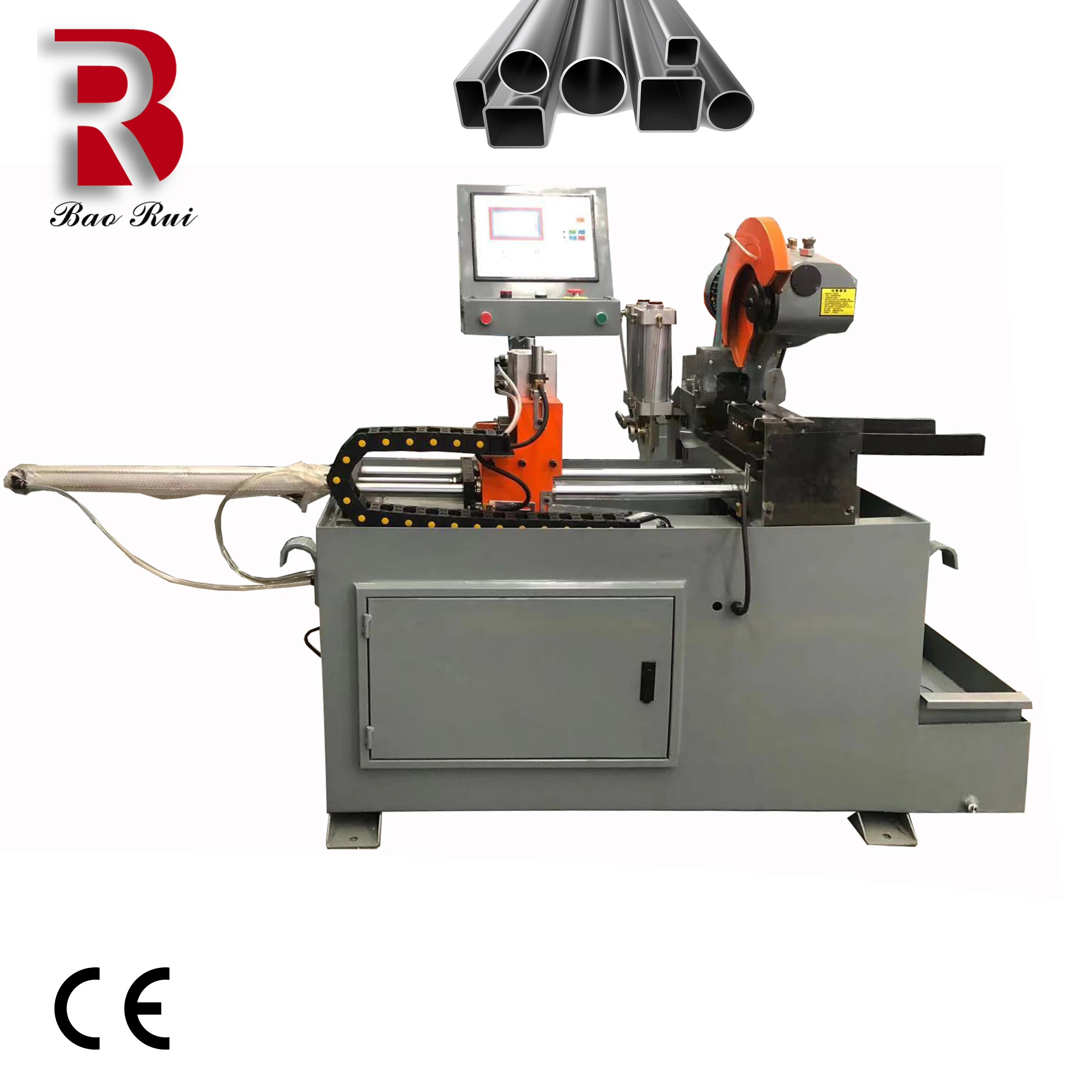 Automatic CNC Pipe and Tube Cutting Machine MC315SL SS CS Metal Cutting Machine