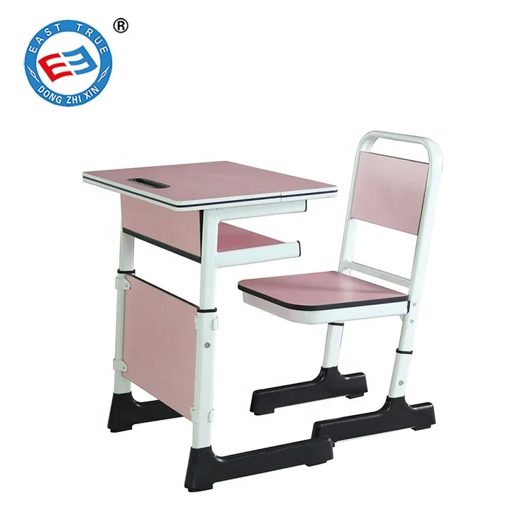 Adjustable School Classroom Desk Sets Student and Chair Table for