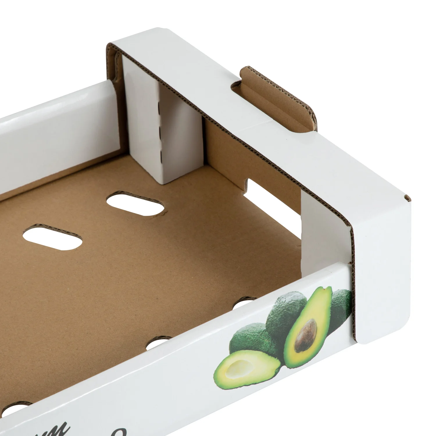 Customizable high quality cold chainable corrugated vegetable and fruit crates