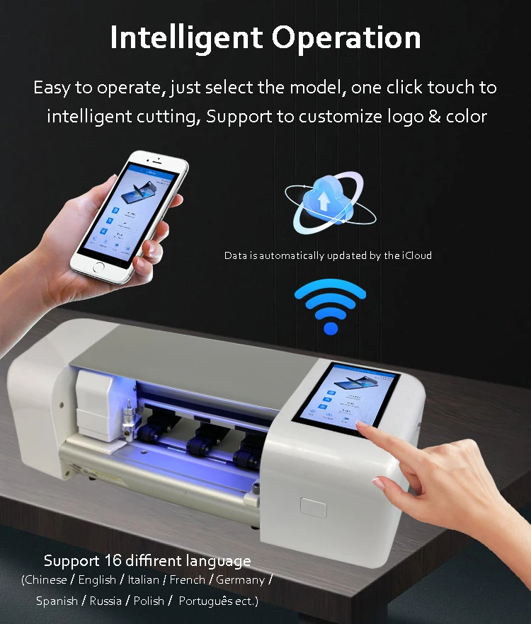 MRYES Wholesale Manufacturing Mobile Phone TPU Hydrogel Film Cut Machine Screen Protector Make Cutter Machine