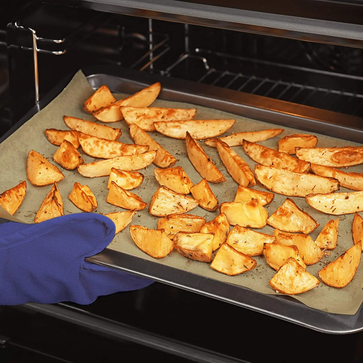 Wholesale air fryer parchment paper kitchen customized cake silicone baking paper sheets