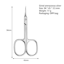 Nail cuticle scissors stainless steel cuticle nipper for manicure beauty/ eyebrow scissors beauty makeup tools