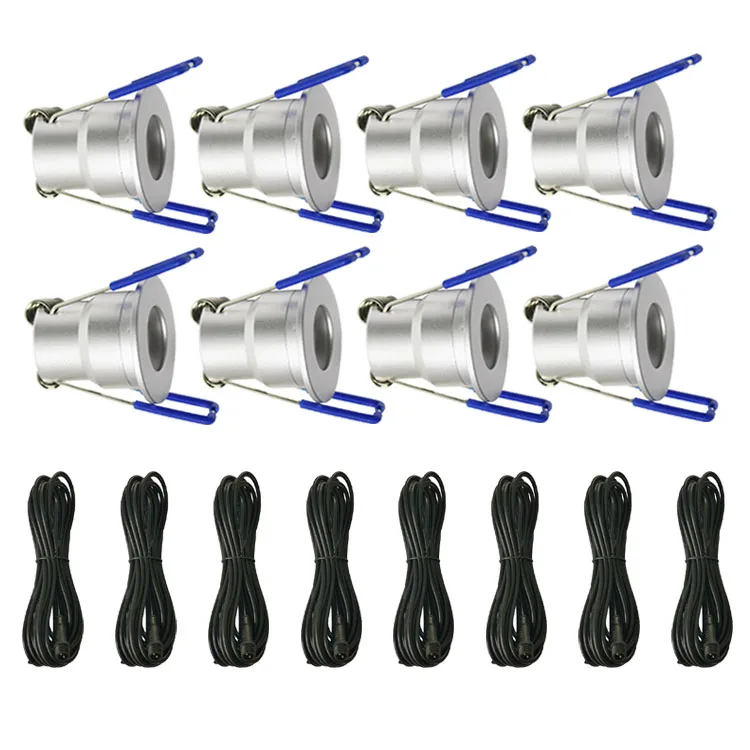 Светодиодный точечный светильник с регулируемой яркостью, светодиодный мини-светильник с чипом CREE IP65, 3 Вт