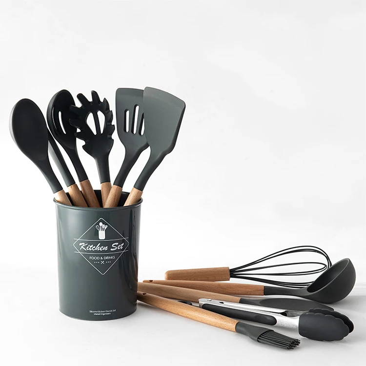 
Durable And High Quality Multifunctional Cooking Tools Home Reusable Silicone Kitchen Ware, Silicone Cook Kitchen utensils 