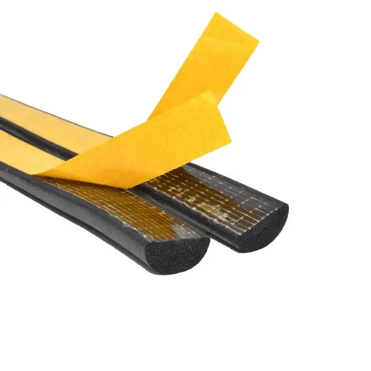 High Elasticity Round Silicone Rubber Foam Sealing Strip Epdm Sponge Rubber Cord For Motor Auto