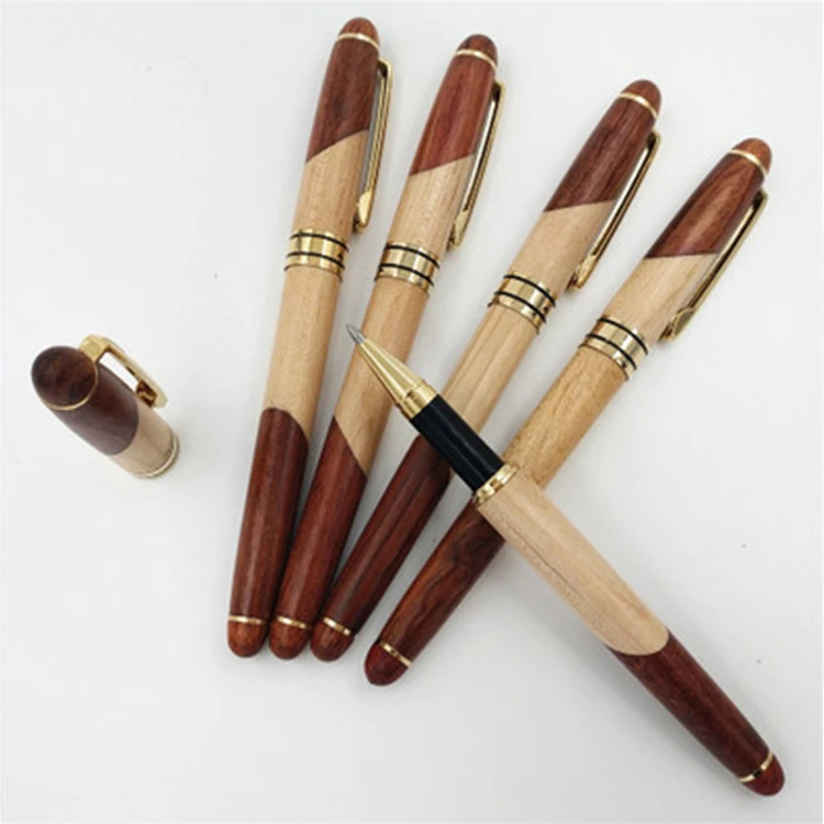 Wholesale new fashion good quality wooden pen box set kits wooden craft pen