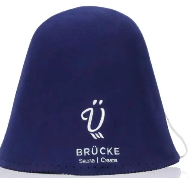 Hot Sale Portable sauna hat 100% wool Regular Size Sauna Hat