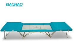 Мастер-батут для соревнований по фигового стандарта высококачественный гимнастический батут профессиональный нейлоновый сетчатый посадочный
