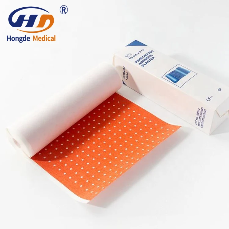 Tape Hospital Aperture Perforated Zinc Oxide Adhesive Plaster Waterproof Adhesive Wound Plaster Custom Roll Tape ZXT