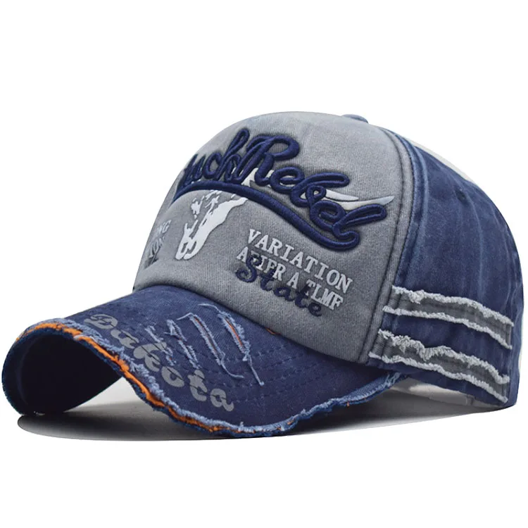 Wholesale Custom Distressed Torn Washed Vintage Baseball Cap Hat