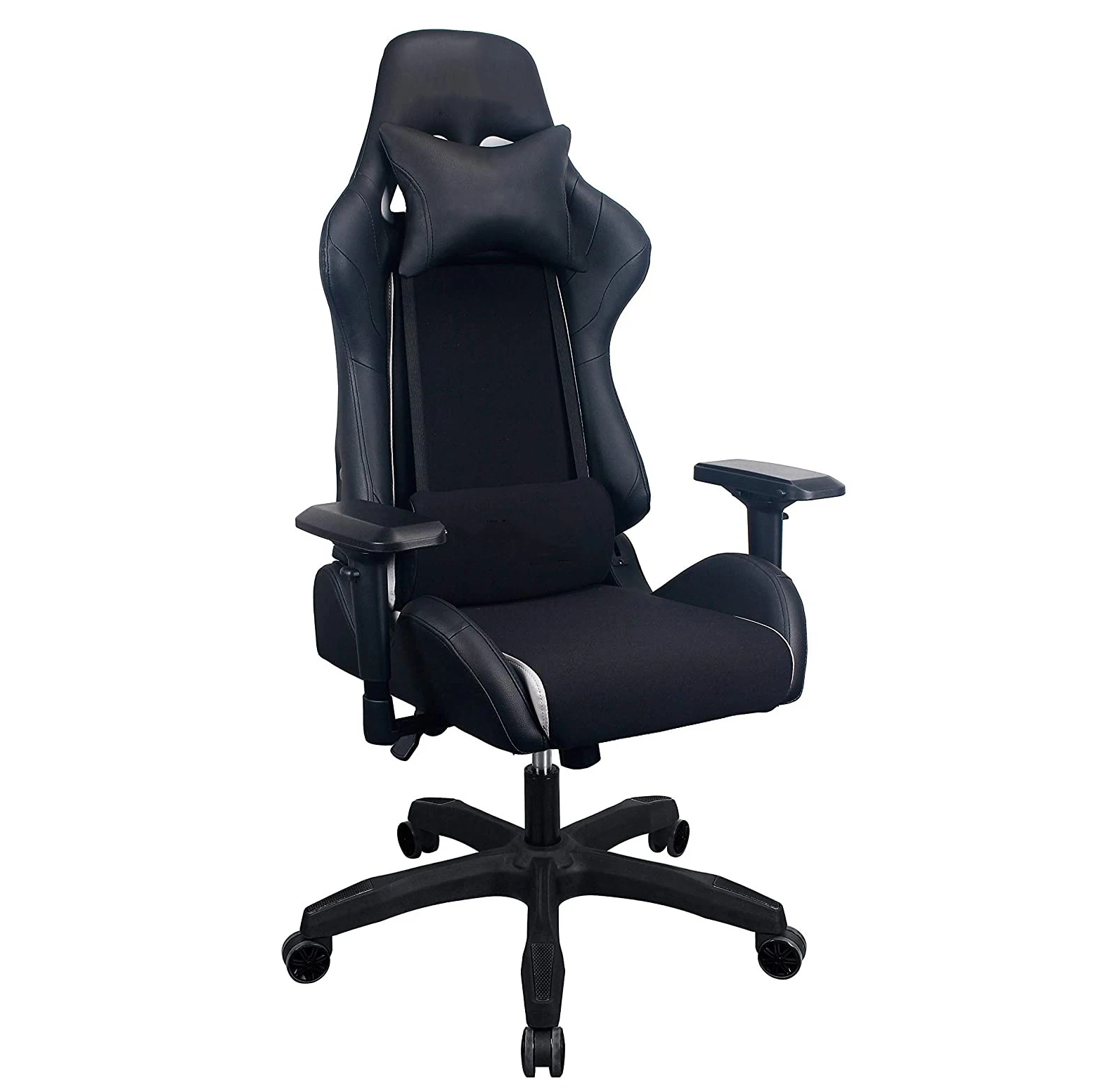 Lumbar Pillow Executive Swivel Racing Gaming Chair Blue tooth