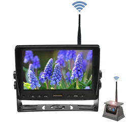 1080P HD батарея Магнитная база Солнечная Установка DIY mohome беспроводная камера система с 7-дюймовым универсальным монитором автомобиля