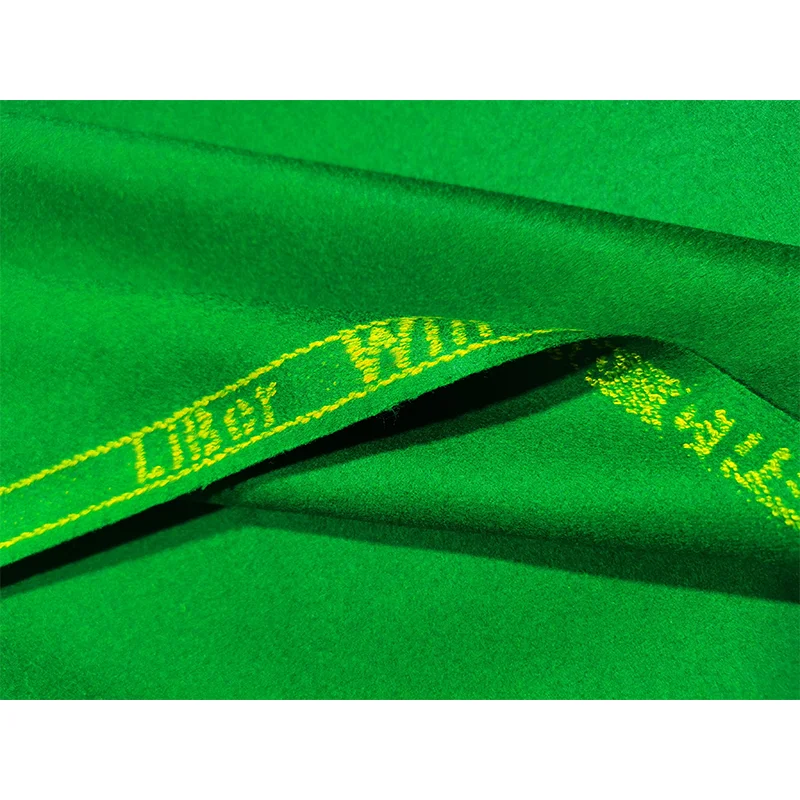 Snooker felt billiard cloth napped woolen fabric