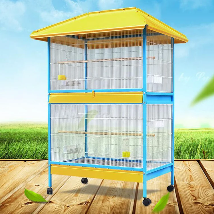Large Black Flight waterproof roof Bird Cage Stocked Feature and Cages Cage , Carrier & House Type bird kennel