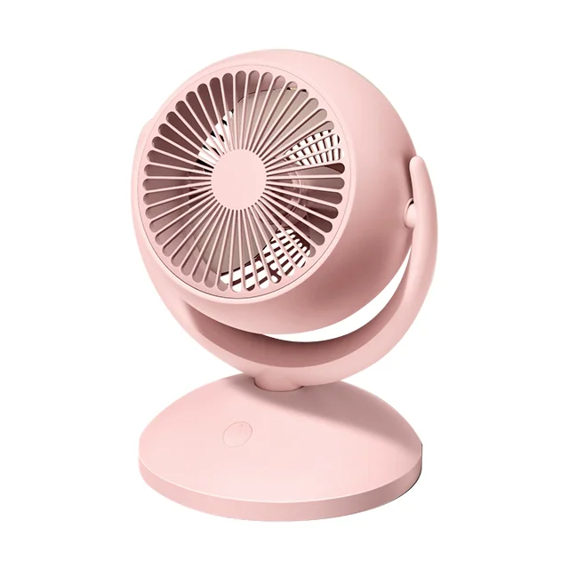 Newest 7 Inch Desktop Desk USB 2400mAh Portable Fan Office Floor Small Table Personal Mute Rechargeable Mini Fan For Home