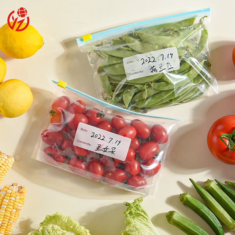 Food Grade Packaging Clear Keep Fresh Plastic Food Bag Ziplock Freezer Bag For Fruit And Vegetable