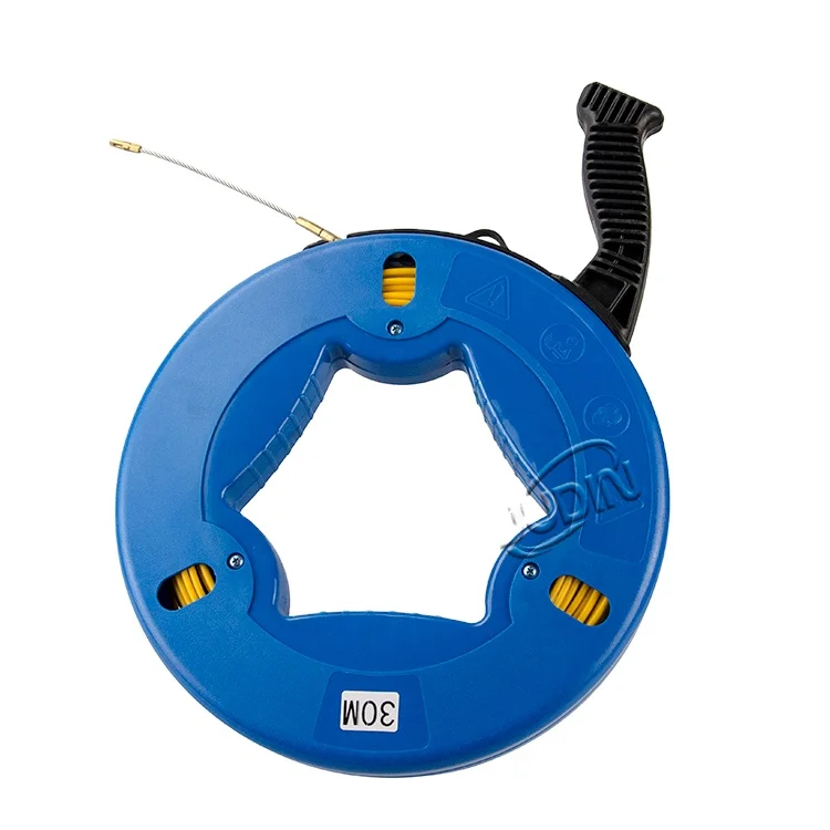Electrician steel wire cable puller 30m Fish Tape For Installation Of Conductive Electrical And Communication Cable