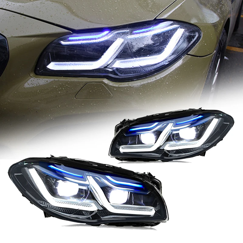 LED Headlights for BMW F10 Headlight 2010-2016 F18 Head Lamp 520i 525i 530i 528i M5  Drl Lens