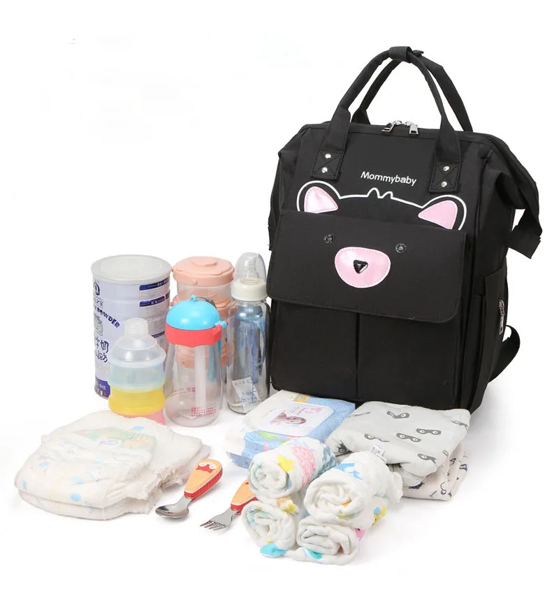 Fashion Lovely Custom Diaper Bag Waterproof Diaper Bag  Large Capacity Nappy Bag