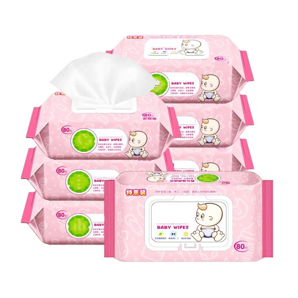 
Baby Wet Wipes Organic Antibacterial Wet Wipes Biodegradable 