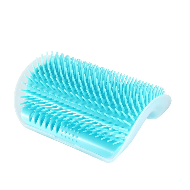 Wholesale Pet Self Grooming Tool Hair Removal Massage Comb Wall Mounted Cat Scrather Interactive Toy