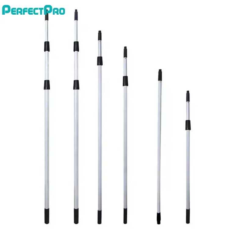 Colorful Heavy Duty Aluminum Extension Pole Floor Handle For Cleaning