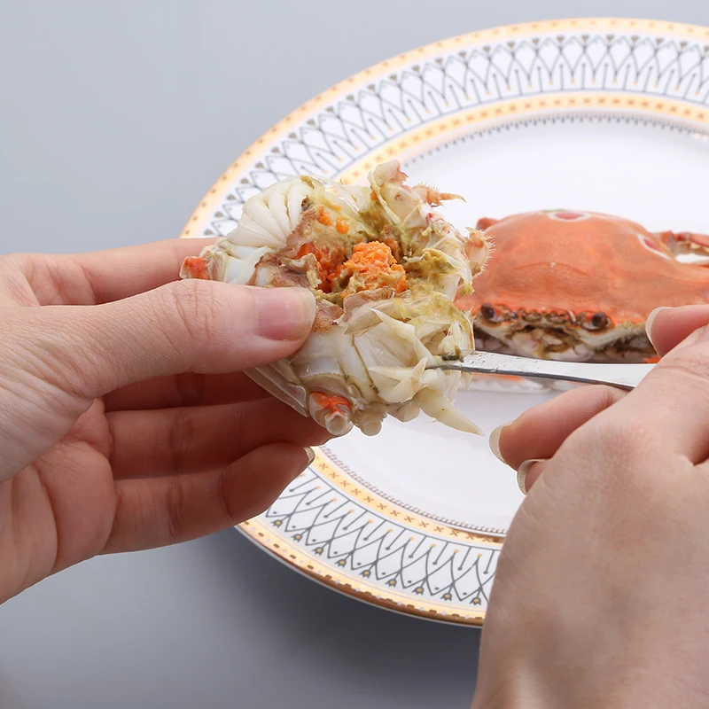 
A tool for digging crab meat household Lobster Crab needle Stainless steel Crab fork 