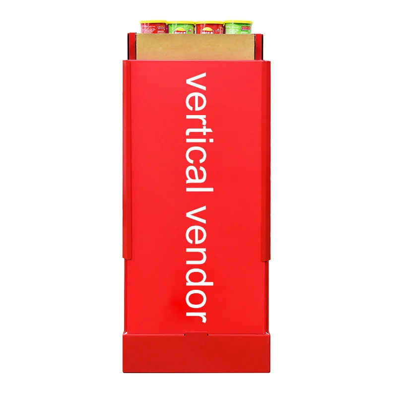 Rising Shelf Spring Loaded Beverage Pop Up Vertical Vendor Display For Cola Beer