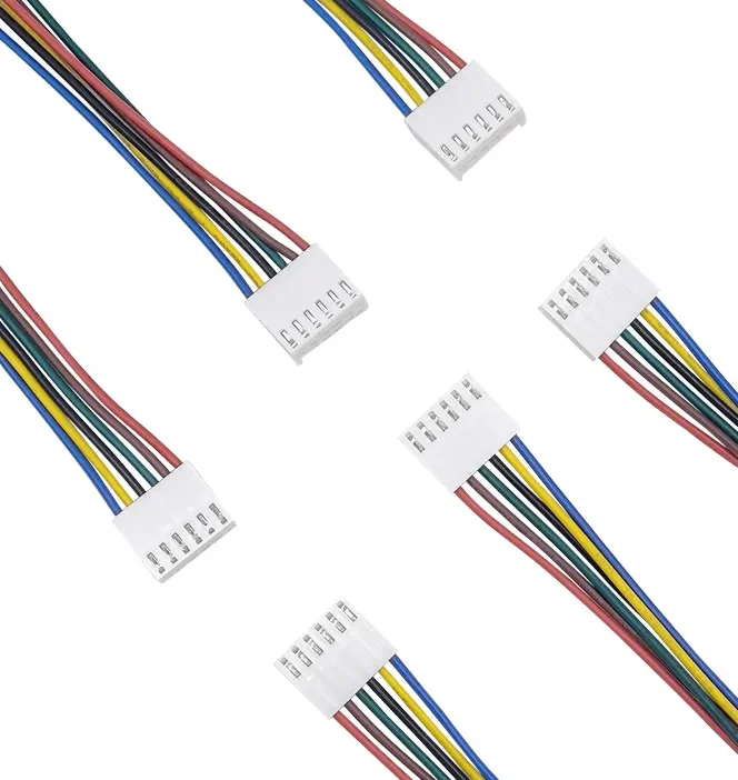 Custom Cheap Wiring Harness 6Pin Molex 2.54mm Pitch Connector Electronic Cable Assembly Wire Harness