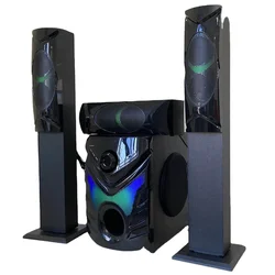 Full range sound with RGB light woofer speakers home theater wooden speakers kits High Quality 3.1 Home Theater Speaker