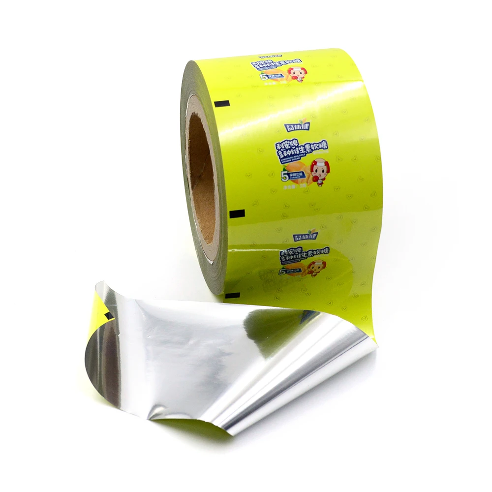 Most Popular Candy Chips Cookies Candy Bag Plastic Packaging Roll Film Food Container Sealer Rolls Film For Sale
