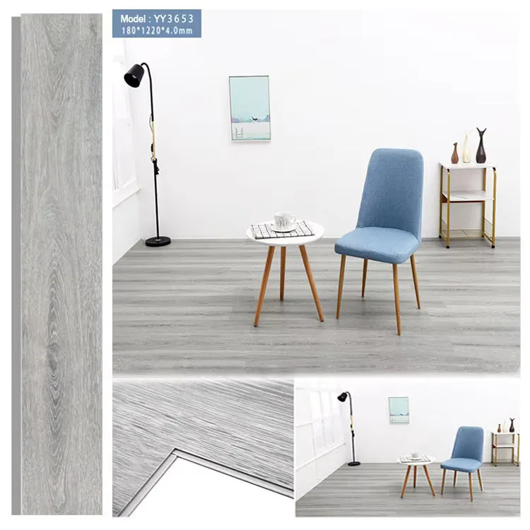 Factory Eco-friendly Waterproof Interior Wood Texture SPC Flooring Tiles
