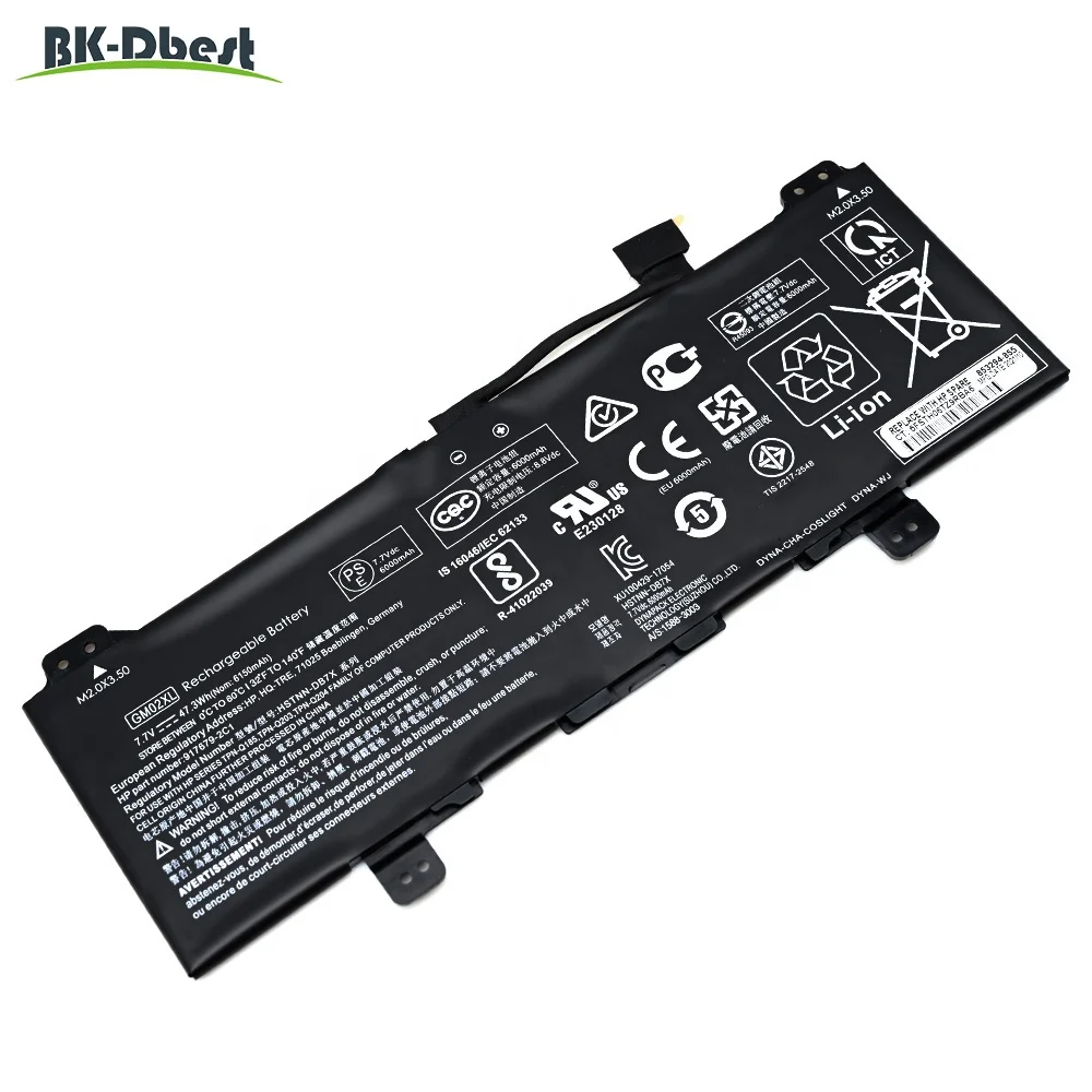 BK-Dbest Replacement laptop Battery for H-P Chromebook 11 G6 EE G6 EE Touch GM02XL