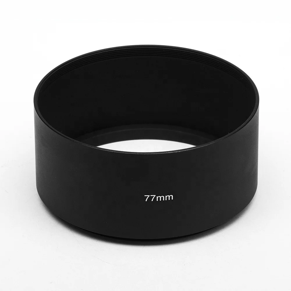 77 mm Screw Mount Telephoto Lens Hood For Sony Canon Nikon Digital SLR Camera