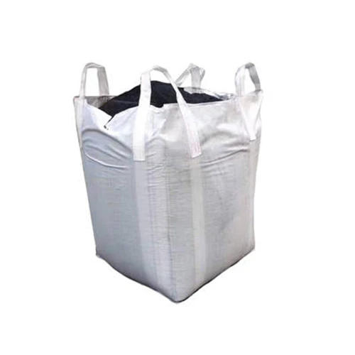 Jumbo bulk big bags are used for cement fertilizer animal feed and food materials  PP  woven bags with four stong loops