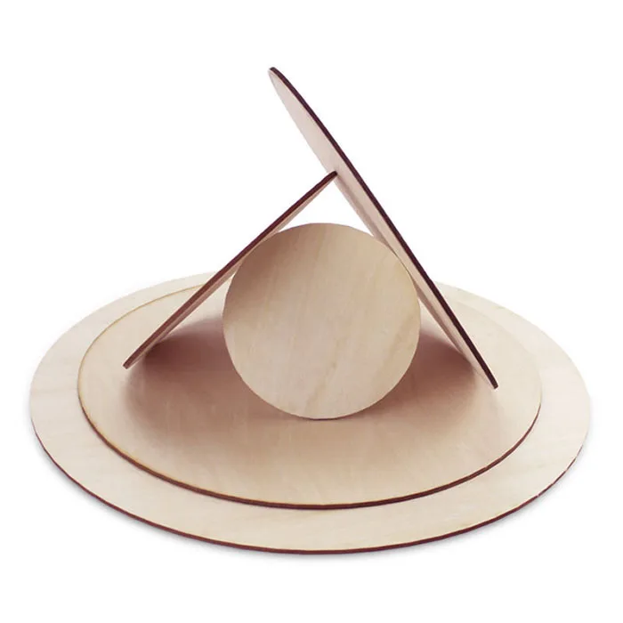 4 Inch Round Wood Discs for Crafts Blank Unfinished Wood Circle Pieces for Painting Writing and DIY Home Decoration